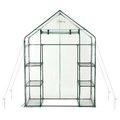 Ogrow Deluxe WALK-IN 3 Tier 6 Shelf Portable GREENHOUSE OG6834-S